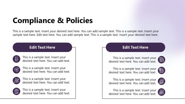 Compliance & Policies Diagram – Vendor Meet Template