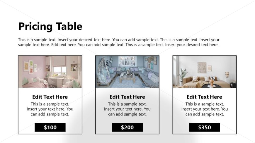 Interactive Product Catalog Slide Layout