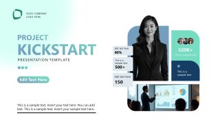 Editable Project Kickstart PPT Template