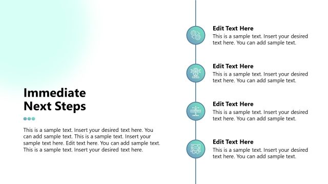Immediate Next Steps Slide for Project Kickstart Presentation