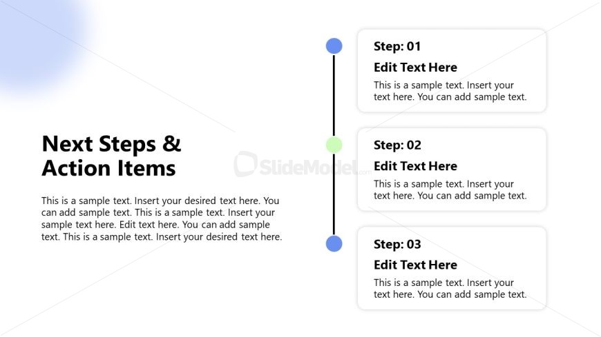 Project Status Update Slide Layout