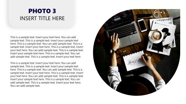 Portfolio Presentation Template Slide with Animation