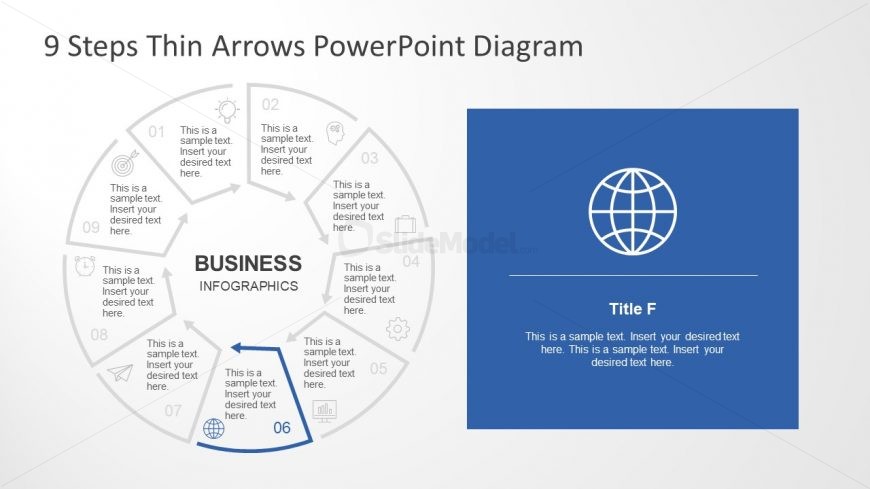 Global Design Infographic Icons in PowerPoint