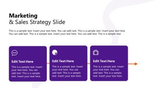 Startegy Discussion Slide with Placeholder Text 