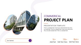 Customizable Commercial Project Plan PPT Template