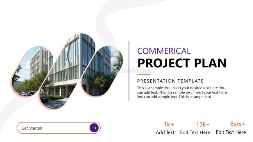 Customizable Commercial Project Plan PPT Template