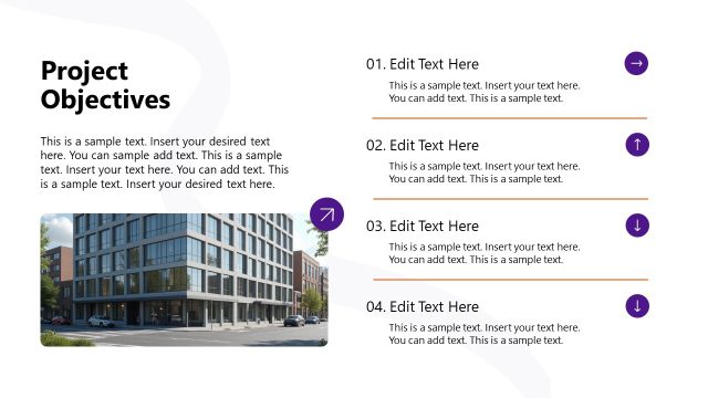 Project Objectives Slide Template