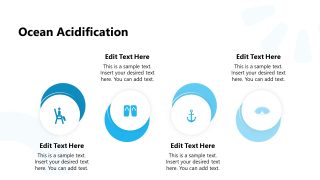 Circular Shapes with Infographics - World Ocean Day Slide Template 
