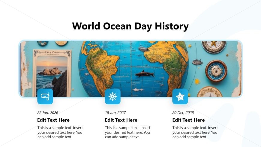 Creative World Ocean Day Template