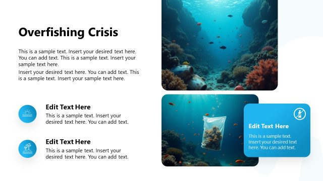 Overfishing Crisis Slide – World Ocean Day Presentation Template