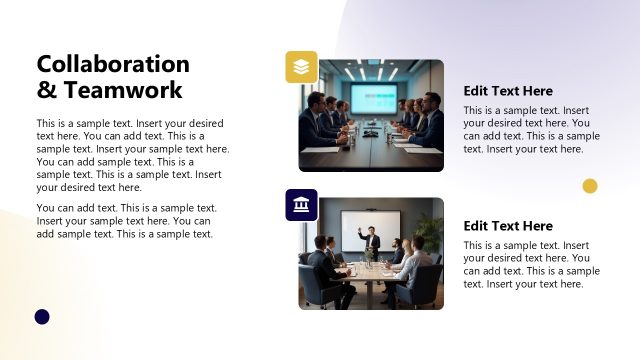 Collaboration & Teamwork Presentation Slide