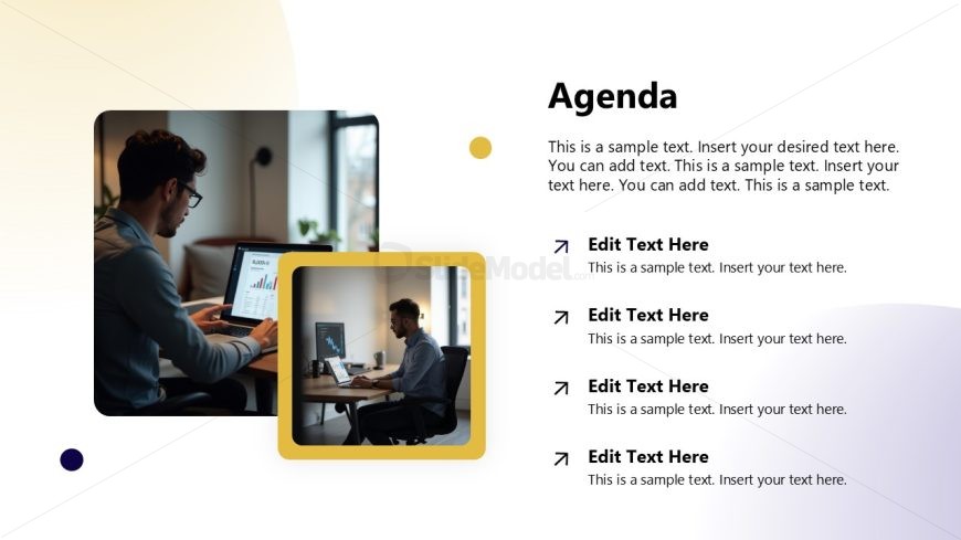 Self Appraisal PPT Slide for Agenda