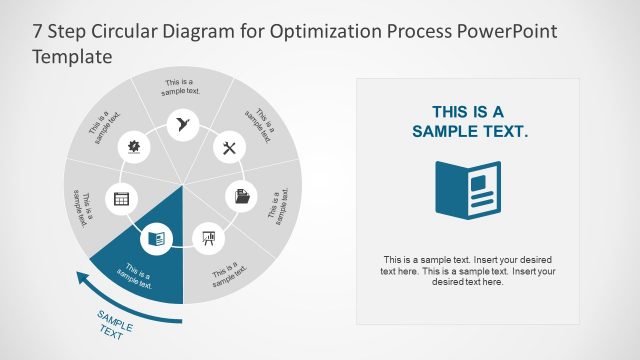 PowerPoint 7 Step Circular Inforgaphic Diagram