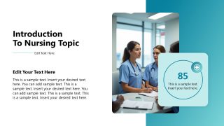 Customizable Nursing PPT Template