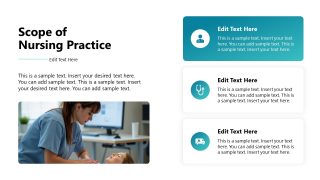 Nursing Template Slide with Image 