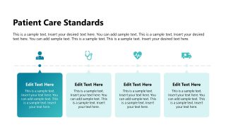 Nursing Slide Template with Relevant Icons 