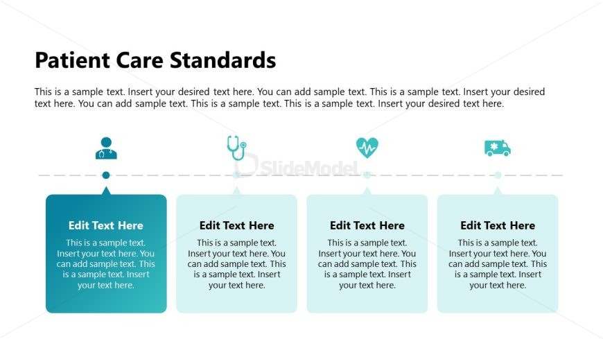 Nursing Slide Template with Relevant Icons