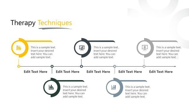 Editable Therapy Techniques Slide – Psychiatric Template