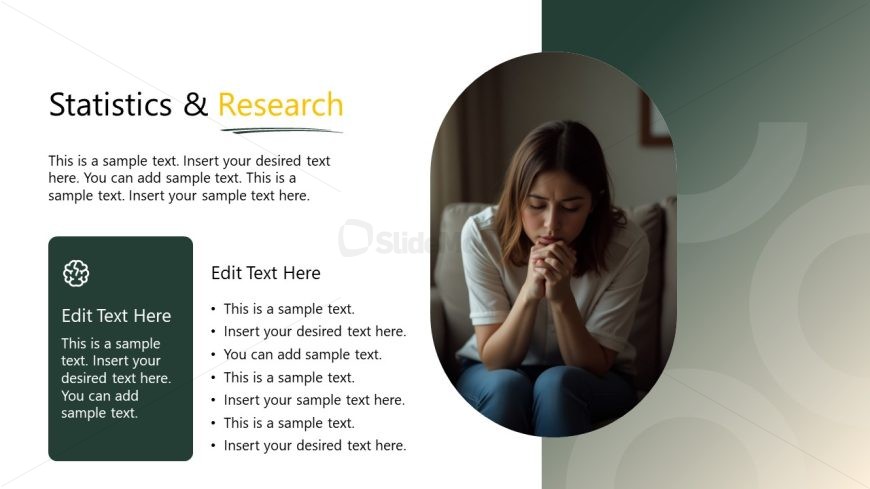 Psychiatric Template PPT Slide Layout