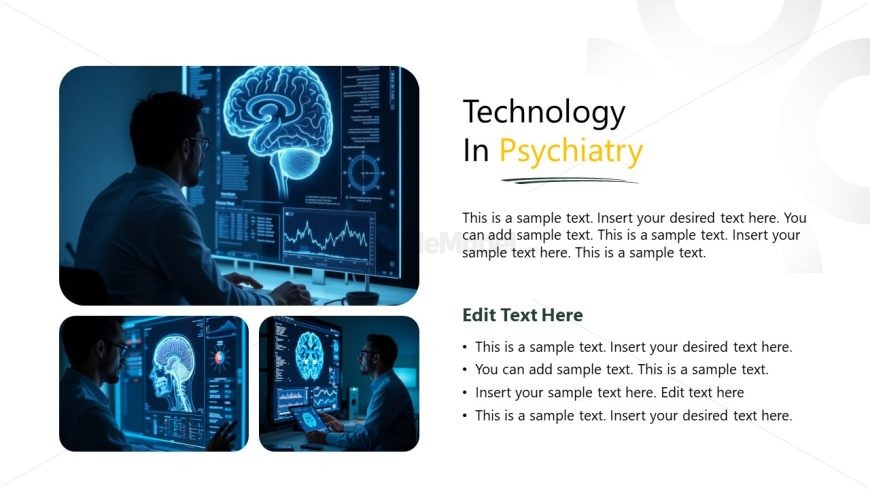 Psychiatric Slide Layout PPT Template
