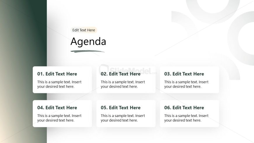 Agenda Slide - Psychiatric Template