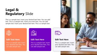Three Blocks for Legal & Regulatory Discussion 