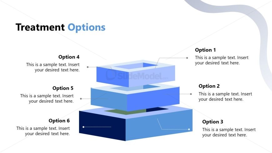ADHD PPT Template with 3D Blocks Diagram