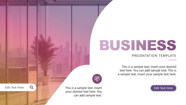 Professional Business Profile Slide Template