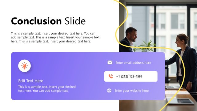 Conclusion Slide - Course Proposal Template - SlideModel