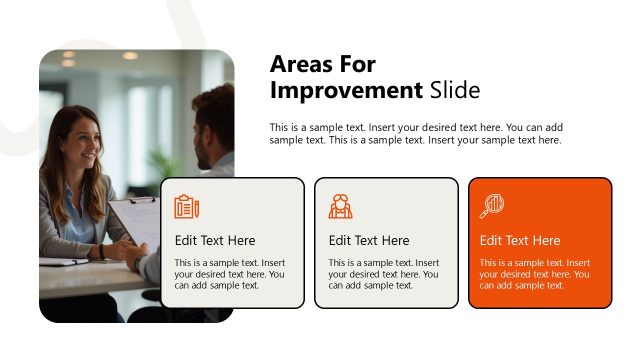 Areas for Improvement Slide Template