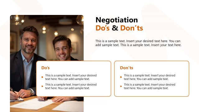 Negotiation Do’s & Don’ts Explanation Slide