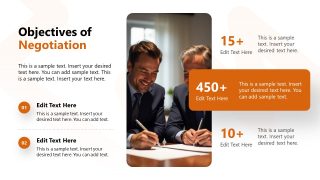 Focus on Figures Slide for Negotiation Objectives Presentation