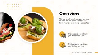 Customizable Food PPT Template