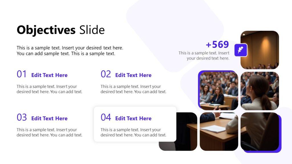 Objectives Slide Template