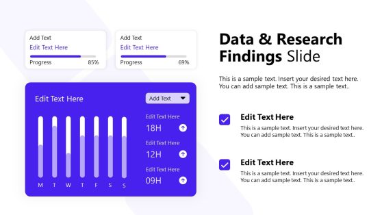 Data & Research Findings Slide Template