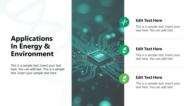 Nanotechnology Applications in Energy & Environment Slide