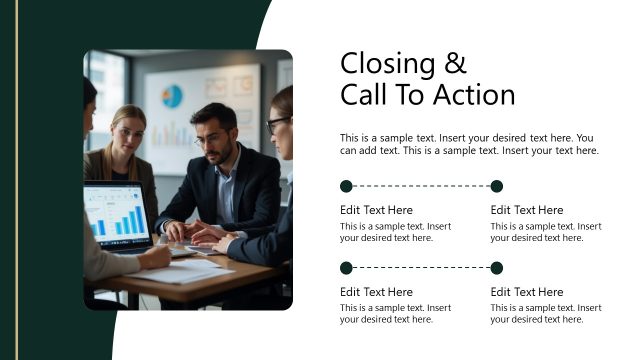 Closing & CTA Slide – Data Consultancy Services Template
