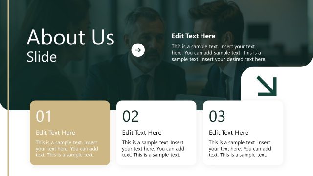 About Us Slide – Data Consultancy Services Template