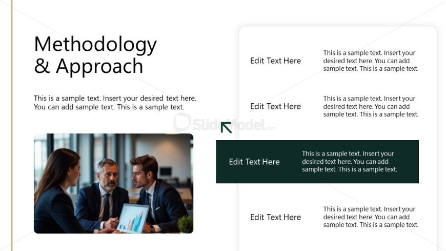 Editable Data Consultancy Services Slide Template