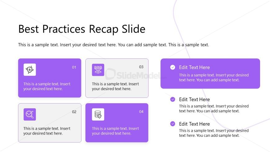 Cybersecurity Awareness Template with Placeholder Text
