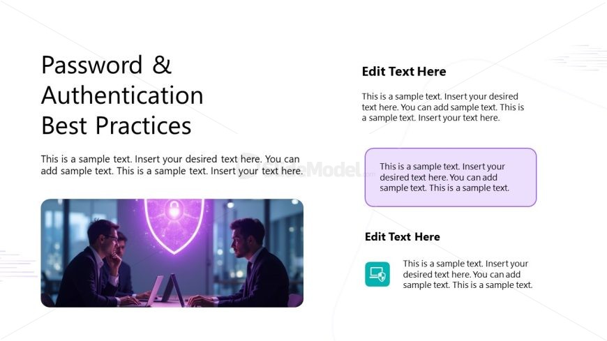 Cybersecurity Awareness PPT Slide Template
