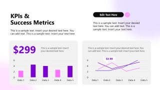 Change Management Template - Slide Template for KPI Presentation