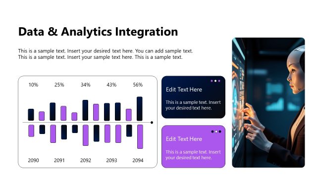 Data & Analytics Integration Slide – AI Transformation Template