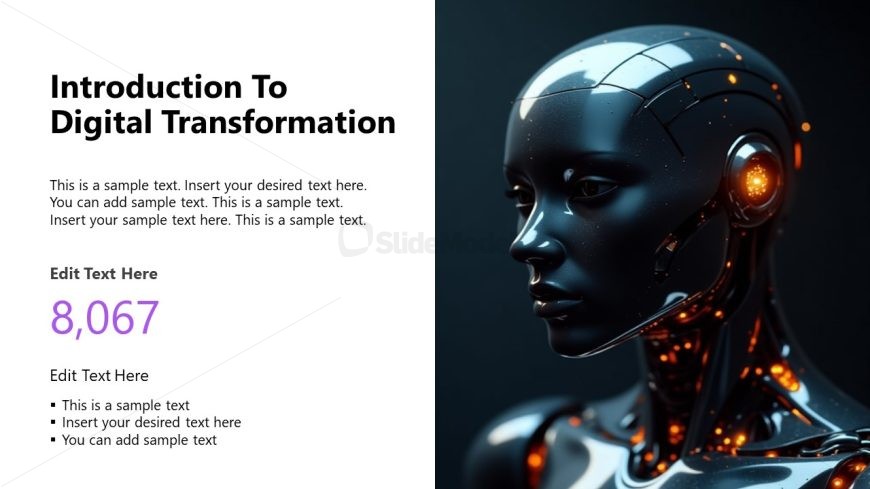 AI Digital Transformation Template for PowerPoint