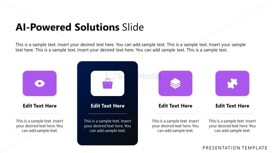 Customizable AI Digital Transformation PPT Template