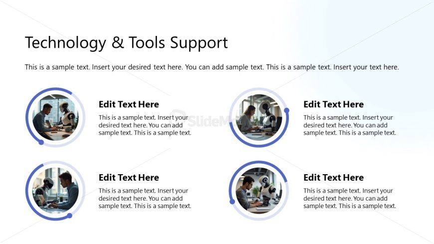 AI Workforce Transition PPT Layout