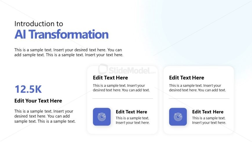 AI Workforce Transition Template Slide