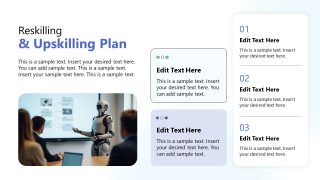 AI Workforce Transition PowerPoint Slide Template