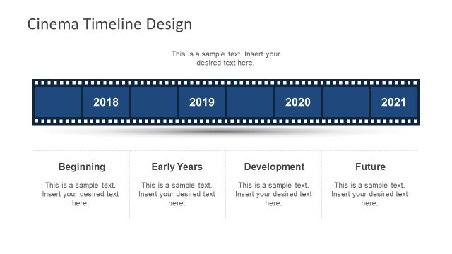 Cinema Timeline Template for PowerPoint
