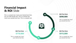Editable Management Consulting Template Slide for ROI Discussion 